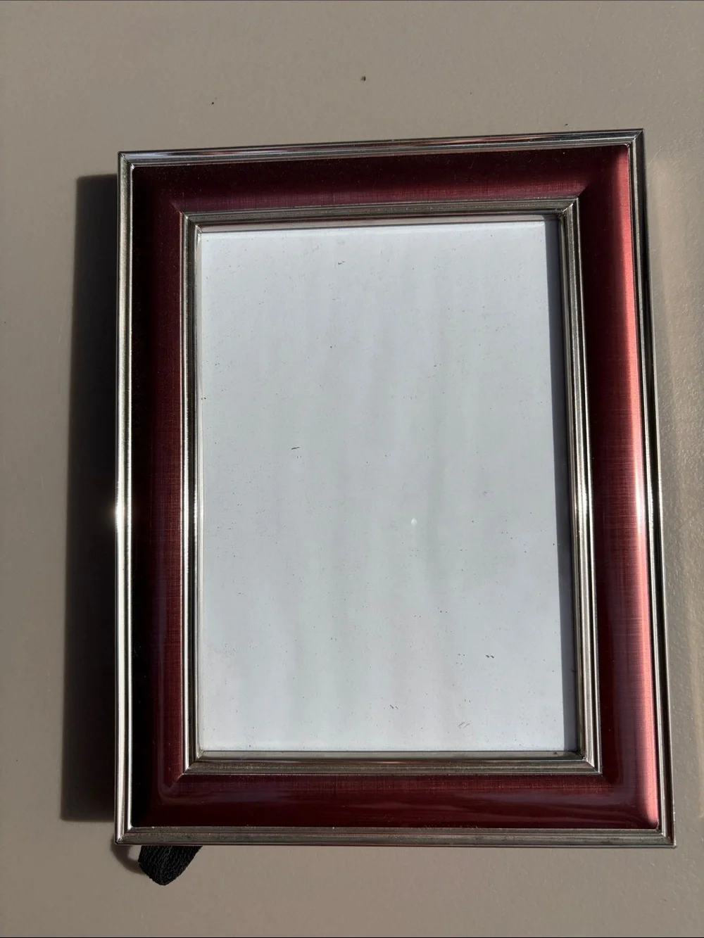 Fetco Burgundy Frame with Silver Trim